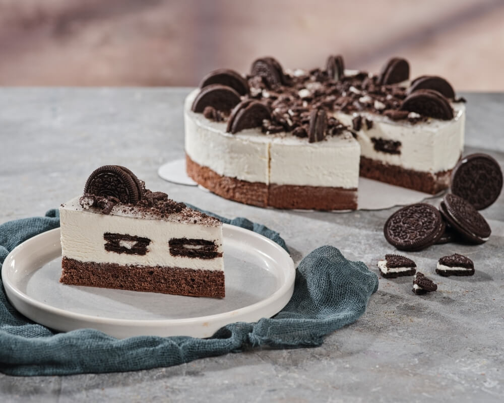 Oreo bisküvisi ve özel musun pastayla buluştuğu efsanevi uyum.